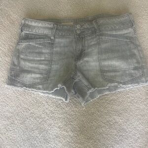 Pilcro gray cutoff shorts 27